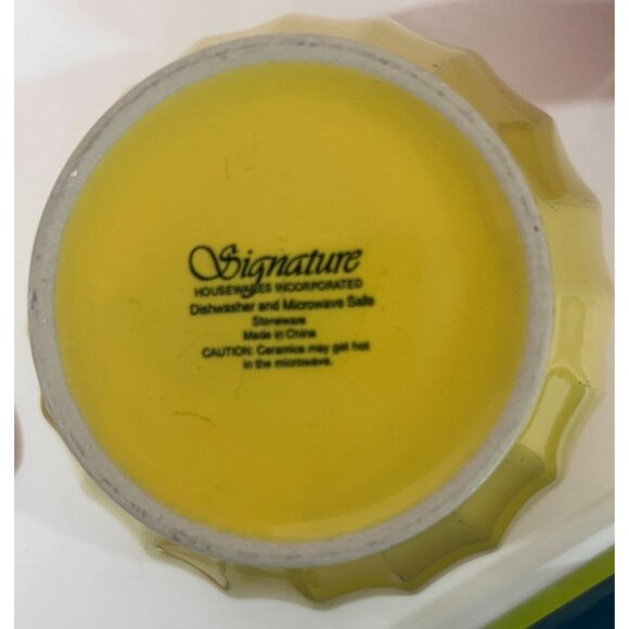 Signature Housewares Multicolor 2 Stoneware Bowls countrycore Stew Desert - Picture 3 of 4